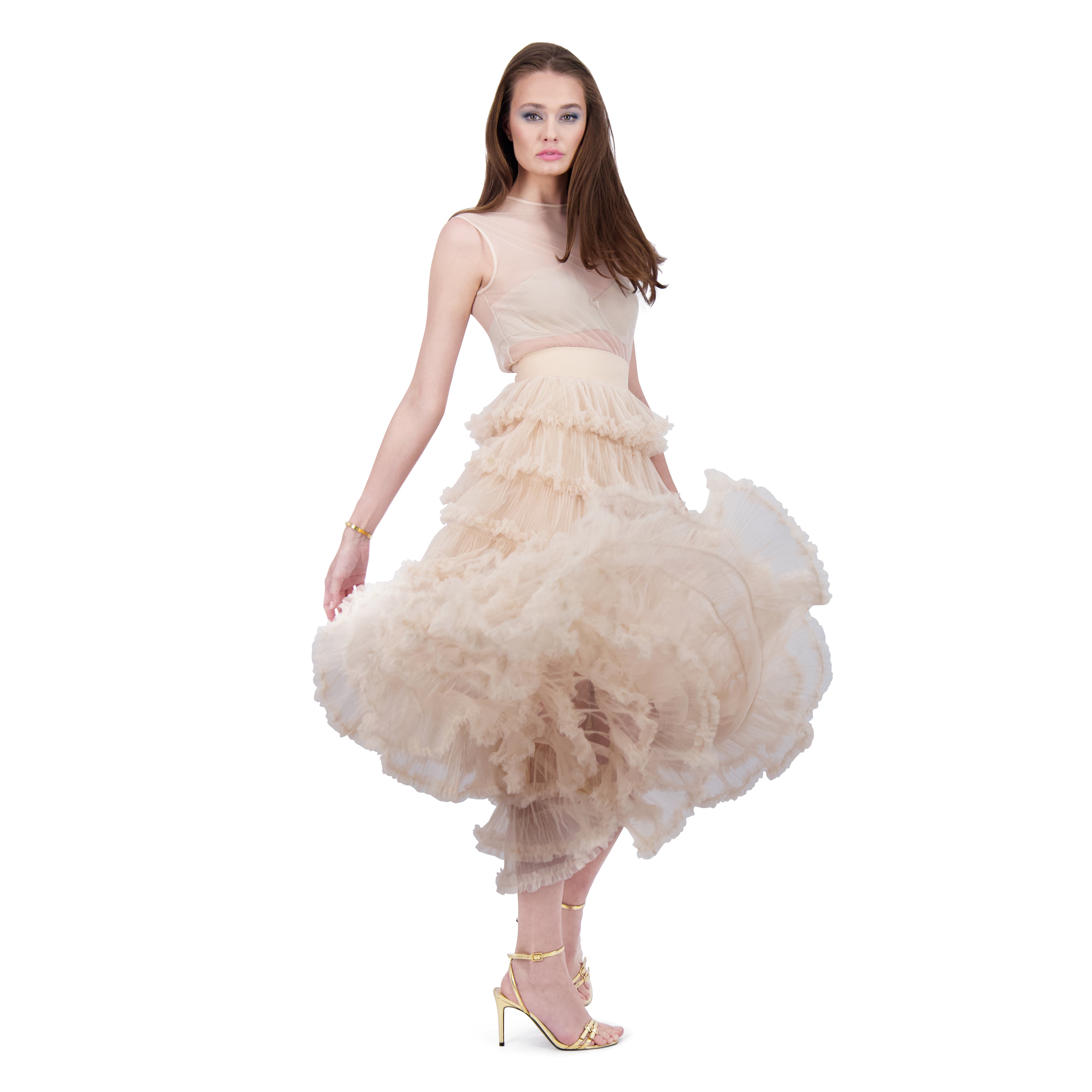 Ruffled Flamenco Skirt