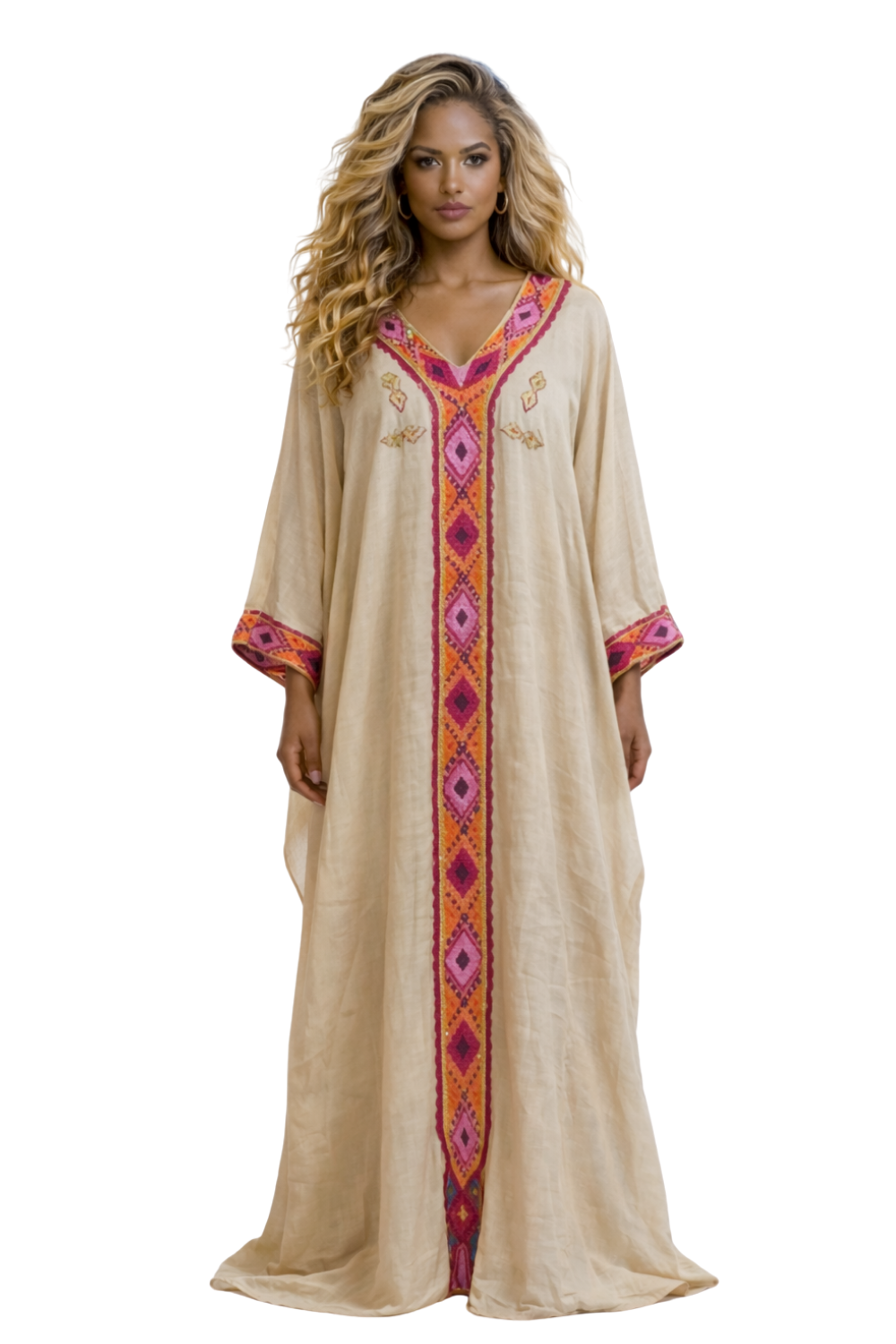 ワンピース sahara Cord Embroidery Caftan Dress sahara Cord Embroidery Caftan Dress Eid Embroidery Kaftan Caftan