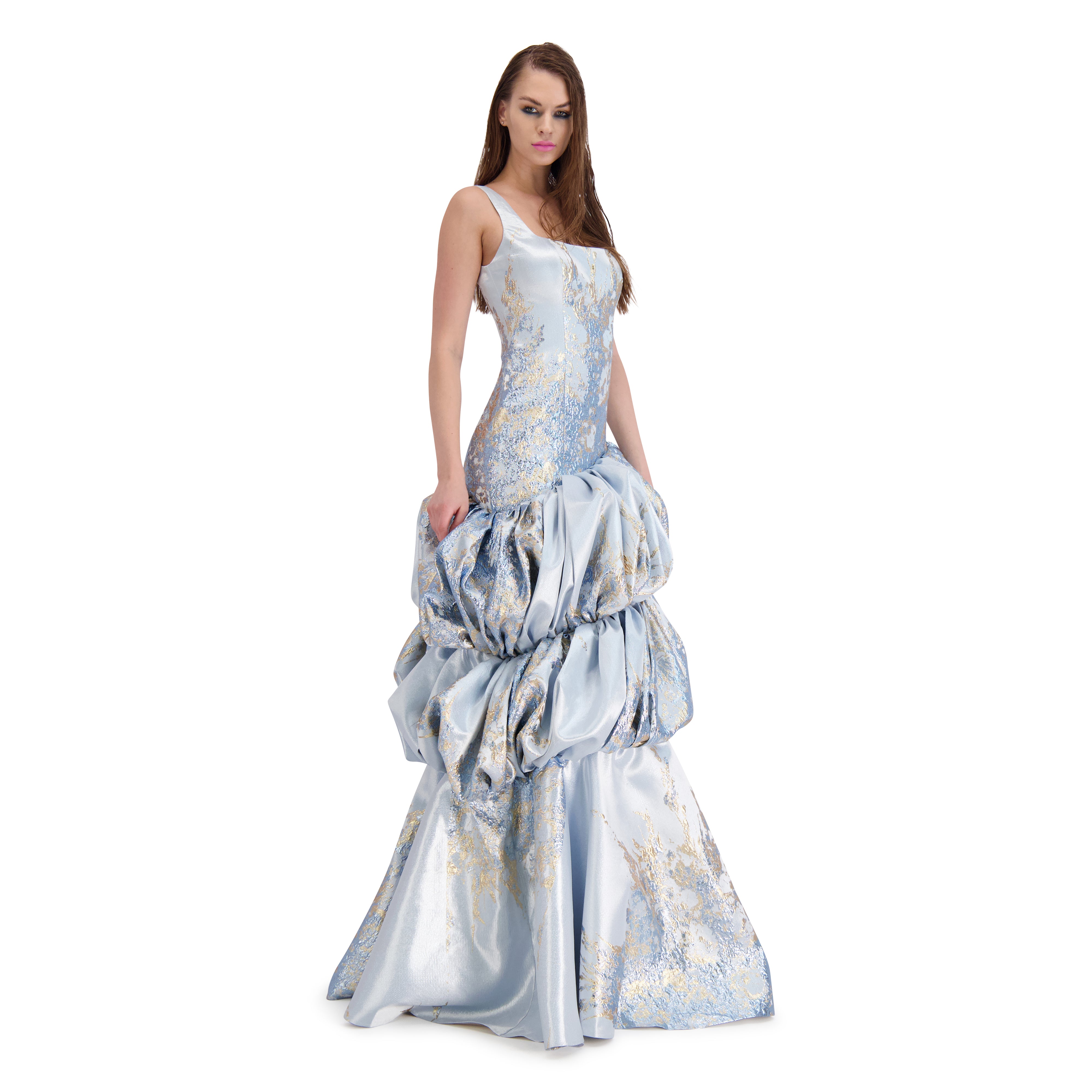 Cinders Brocade Gown