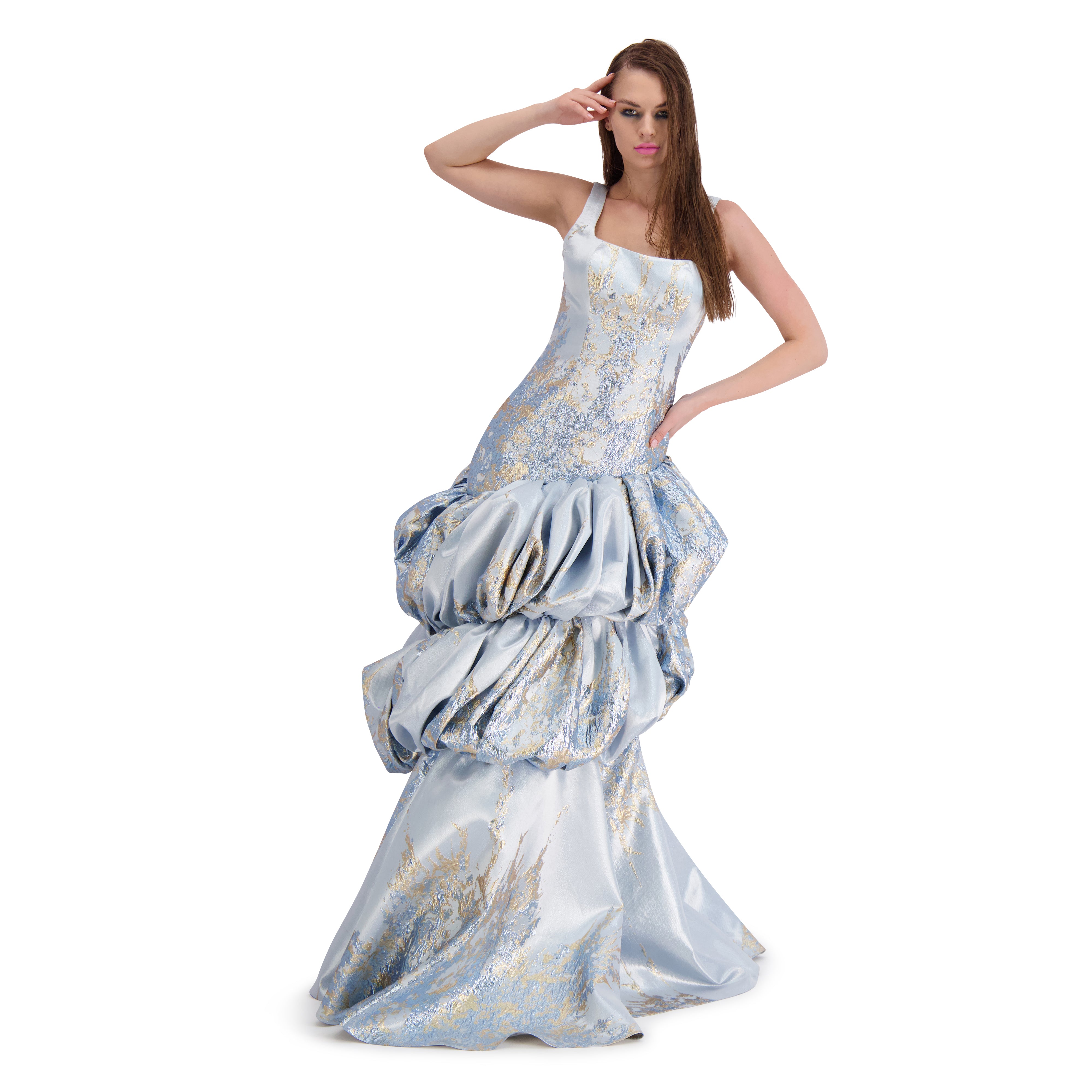 Cinders Brocade Gown