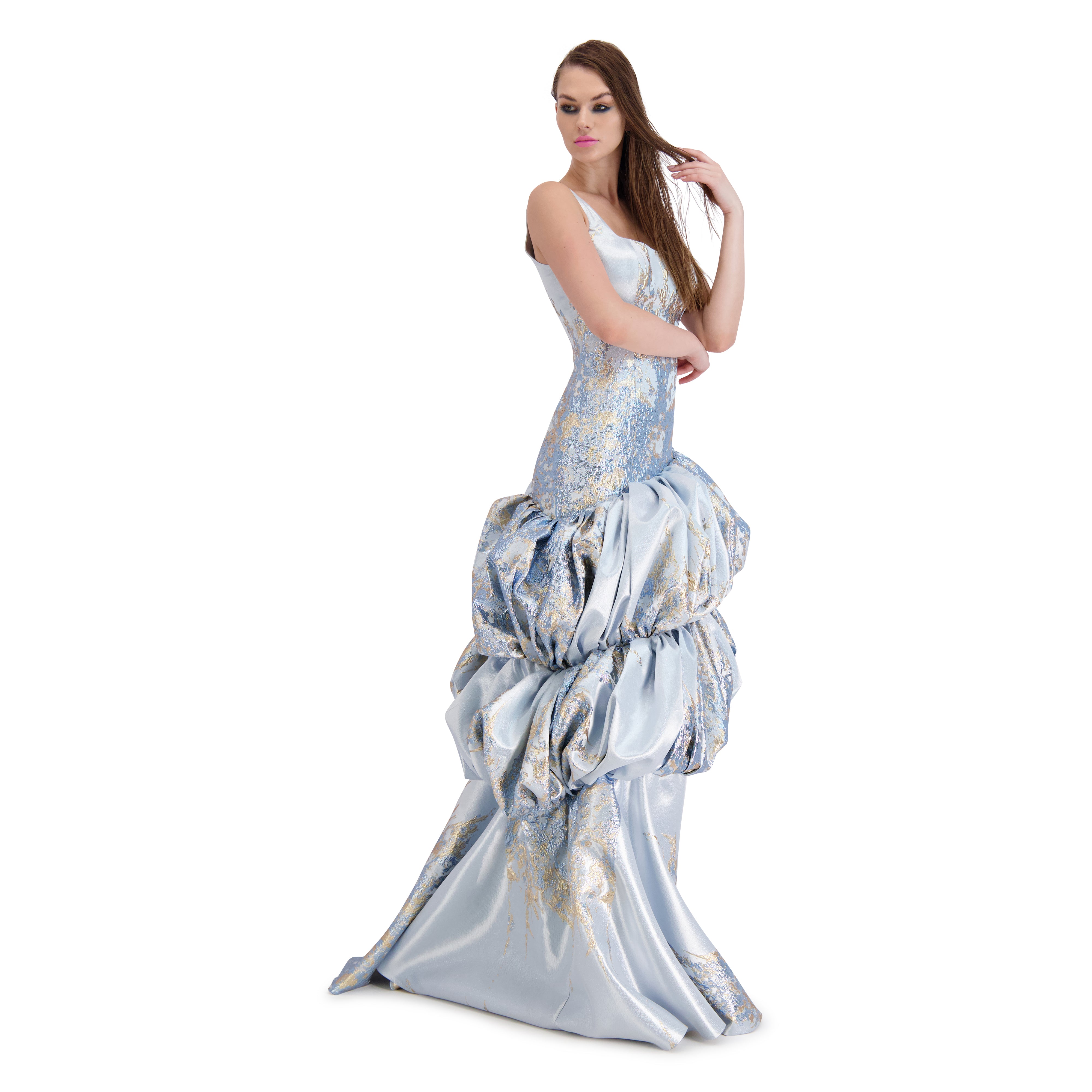 Cinders Brocade Gown