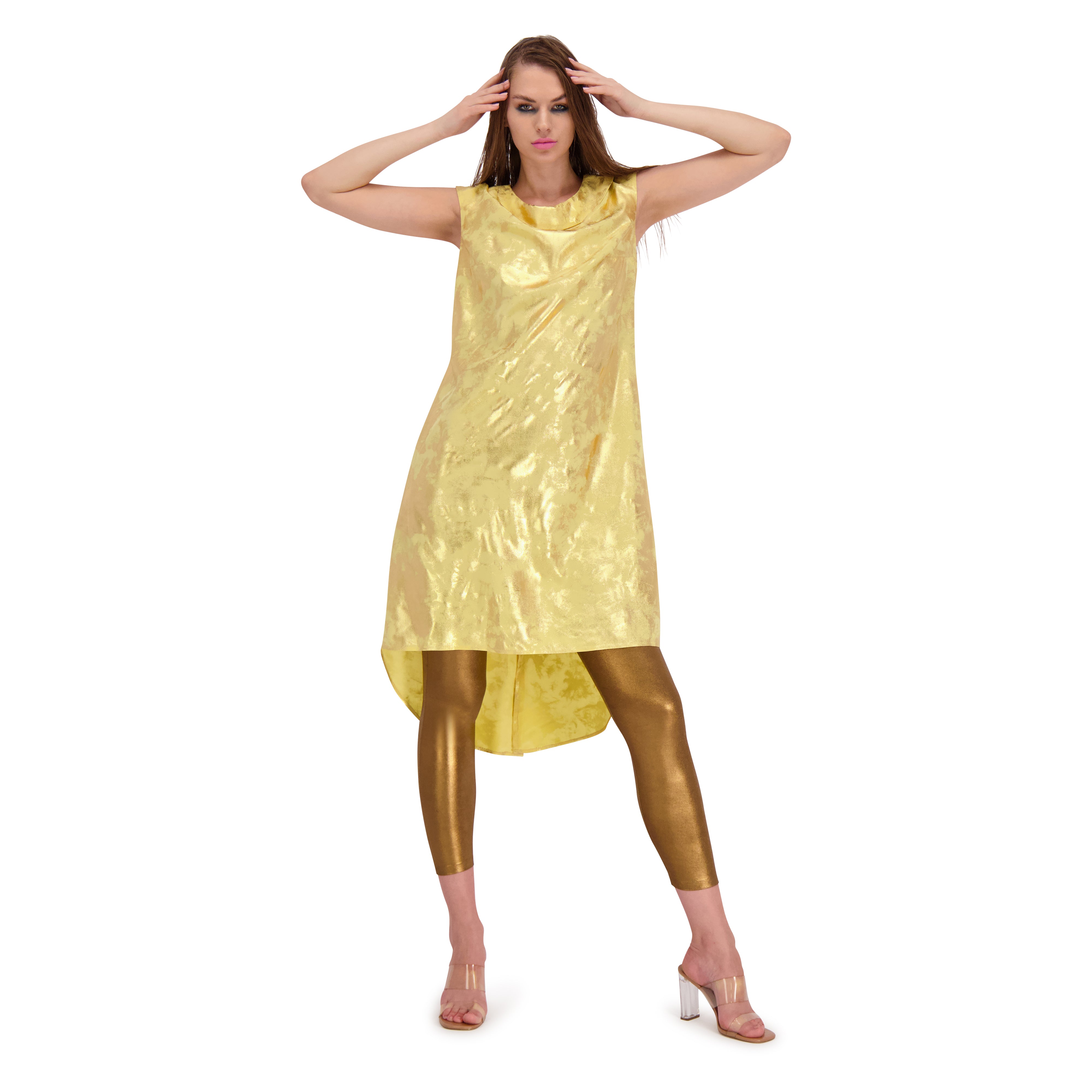 Sundance Gold Shift Dress
