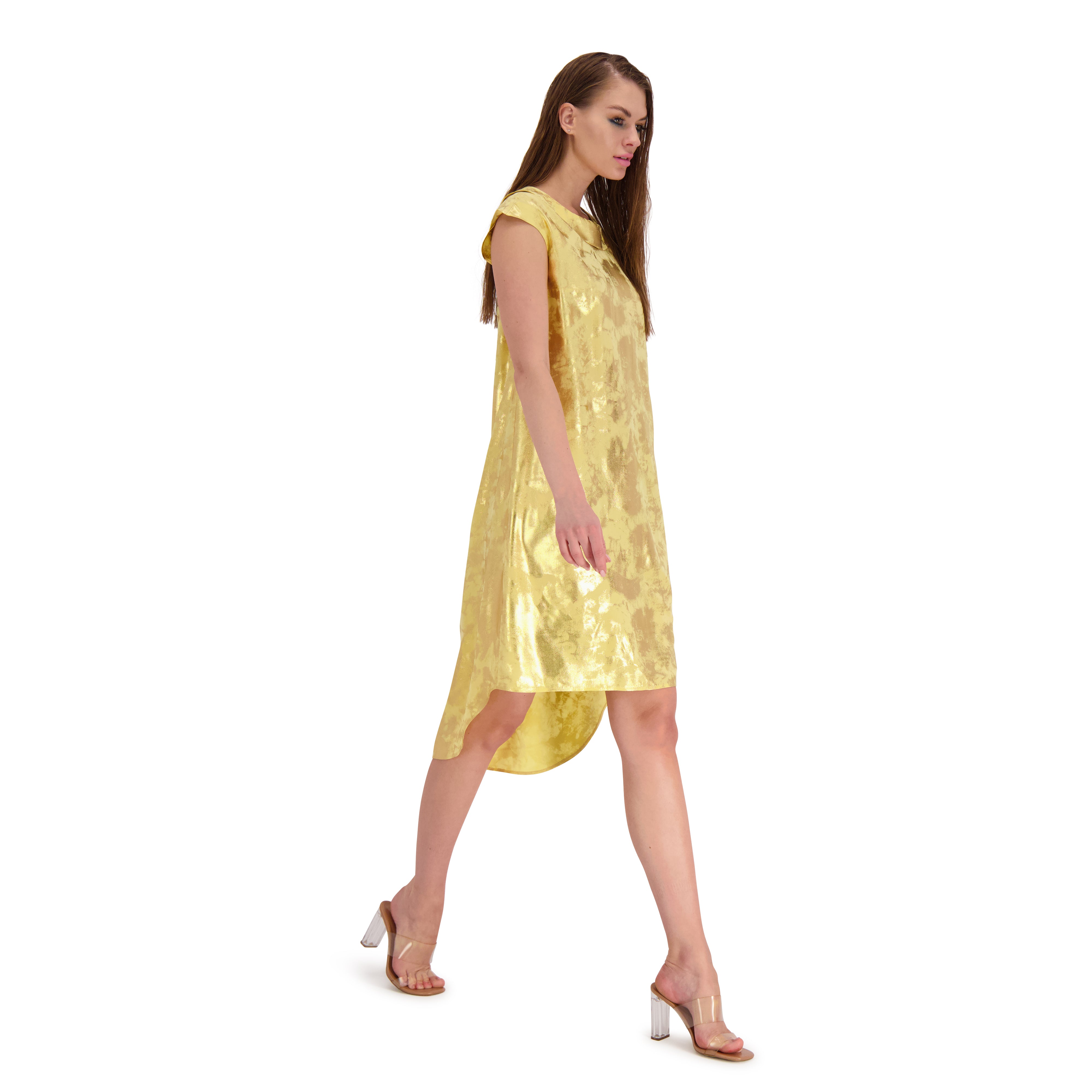 Sundance Gold Shift Dress