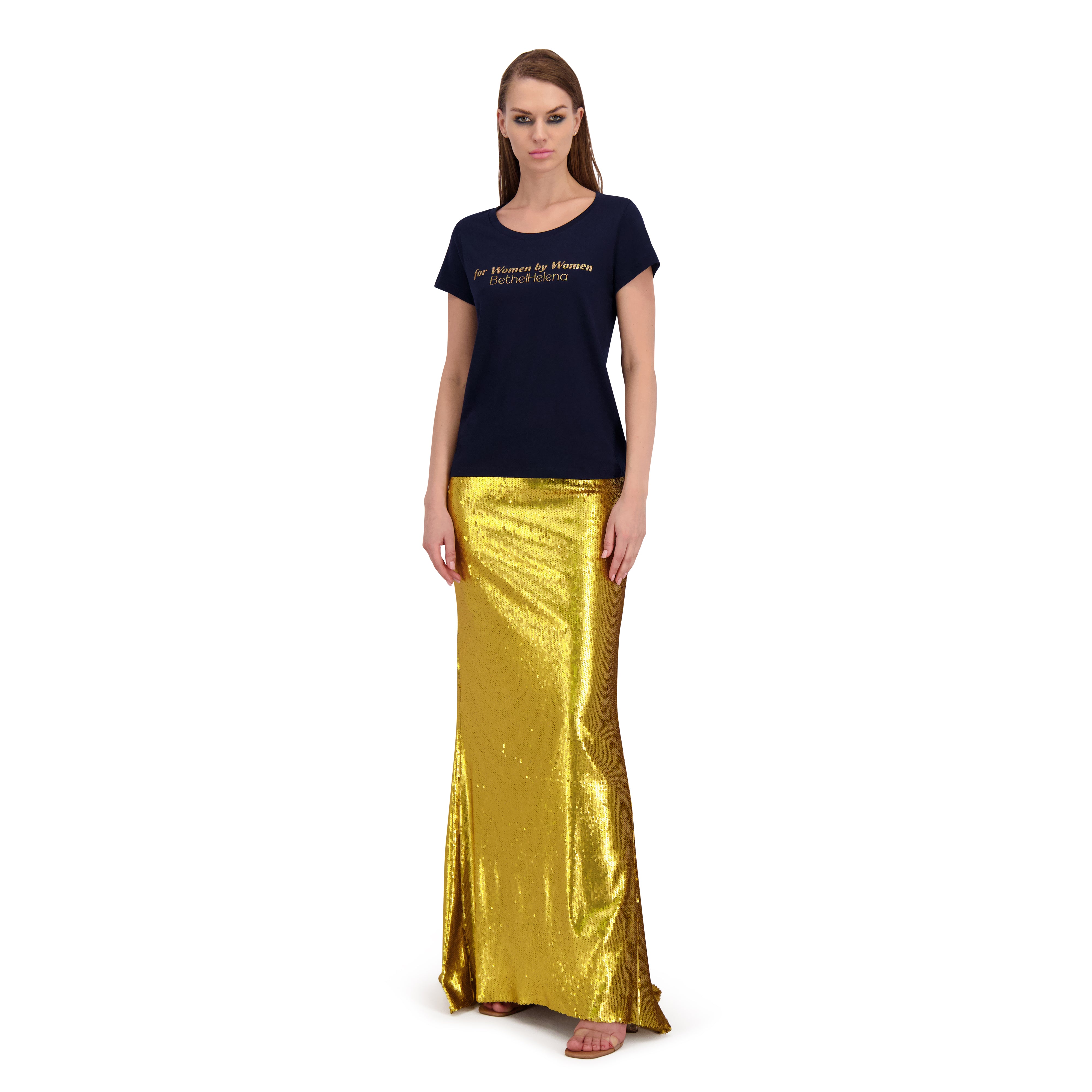 For Women By Women Tee, Navy