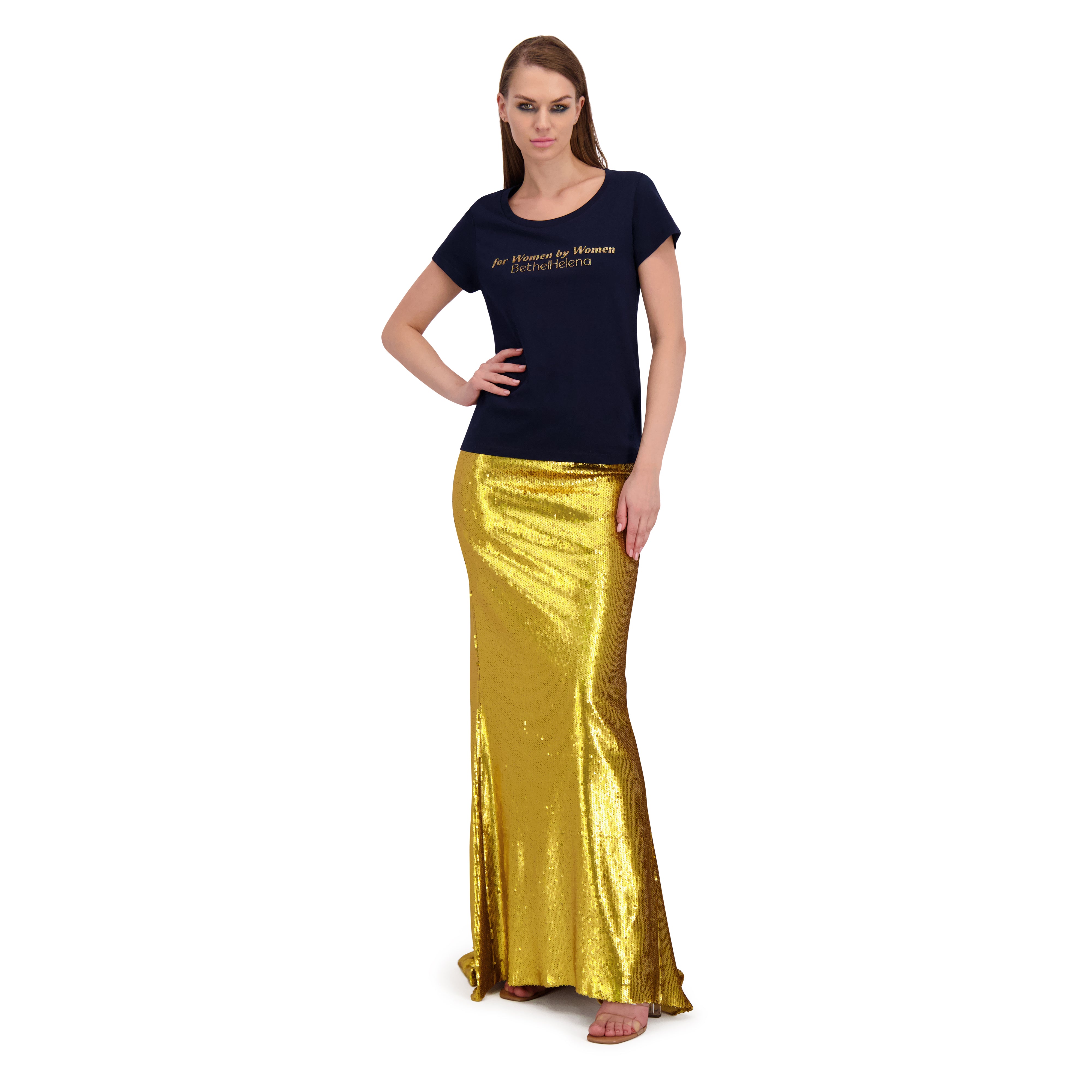 For Women By Women Tee, Navy