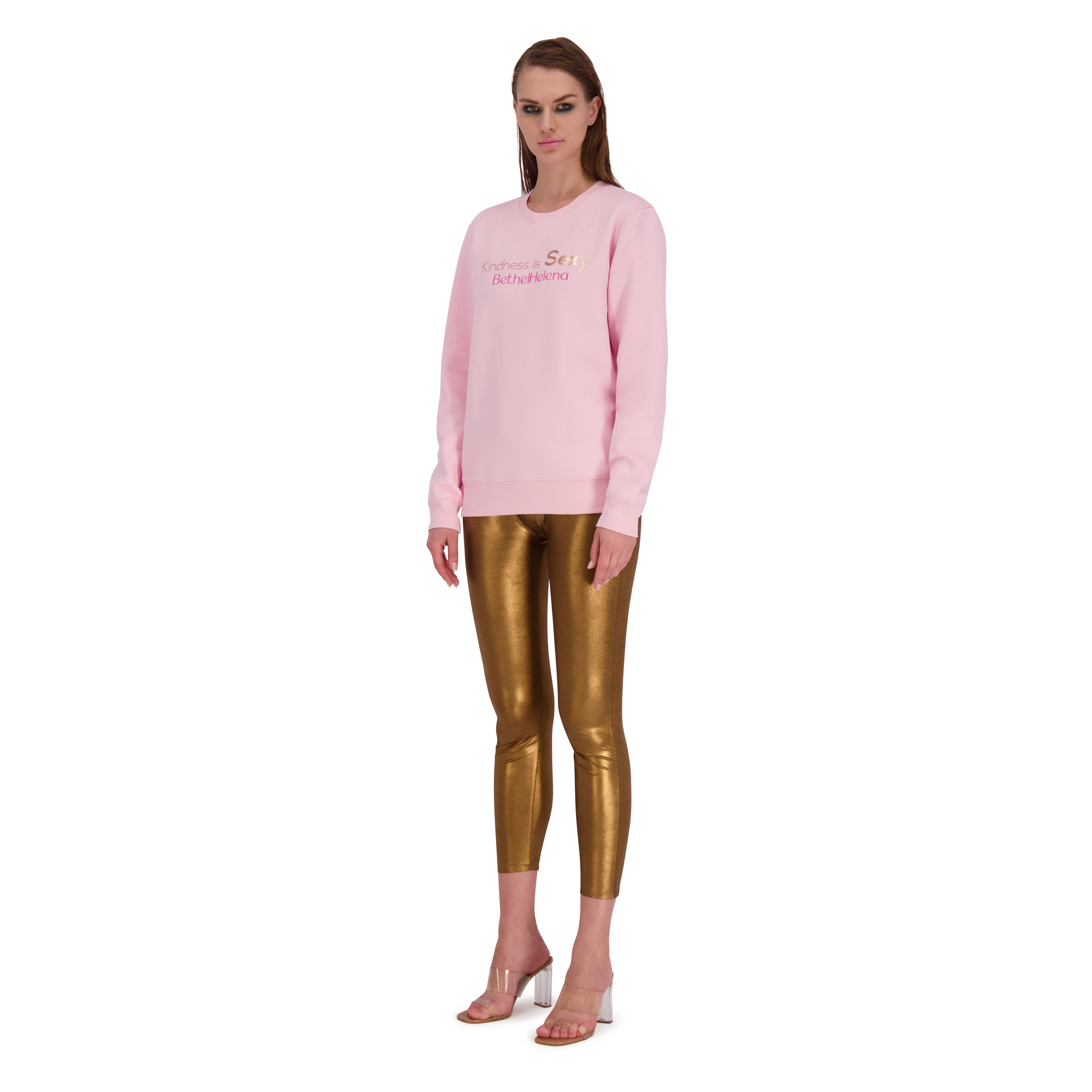 Kindness is Sexy Sweatshirt in Blush Pink