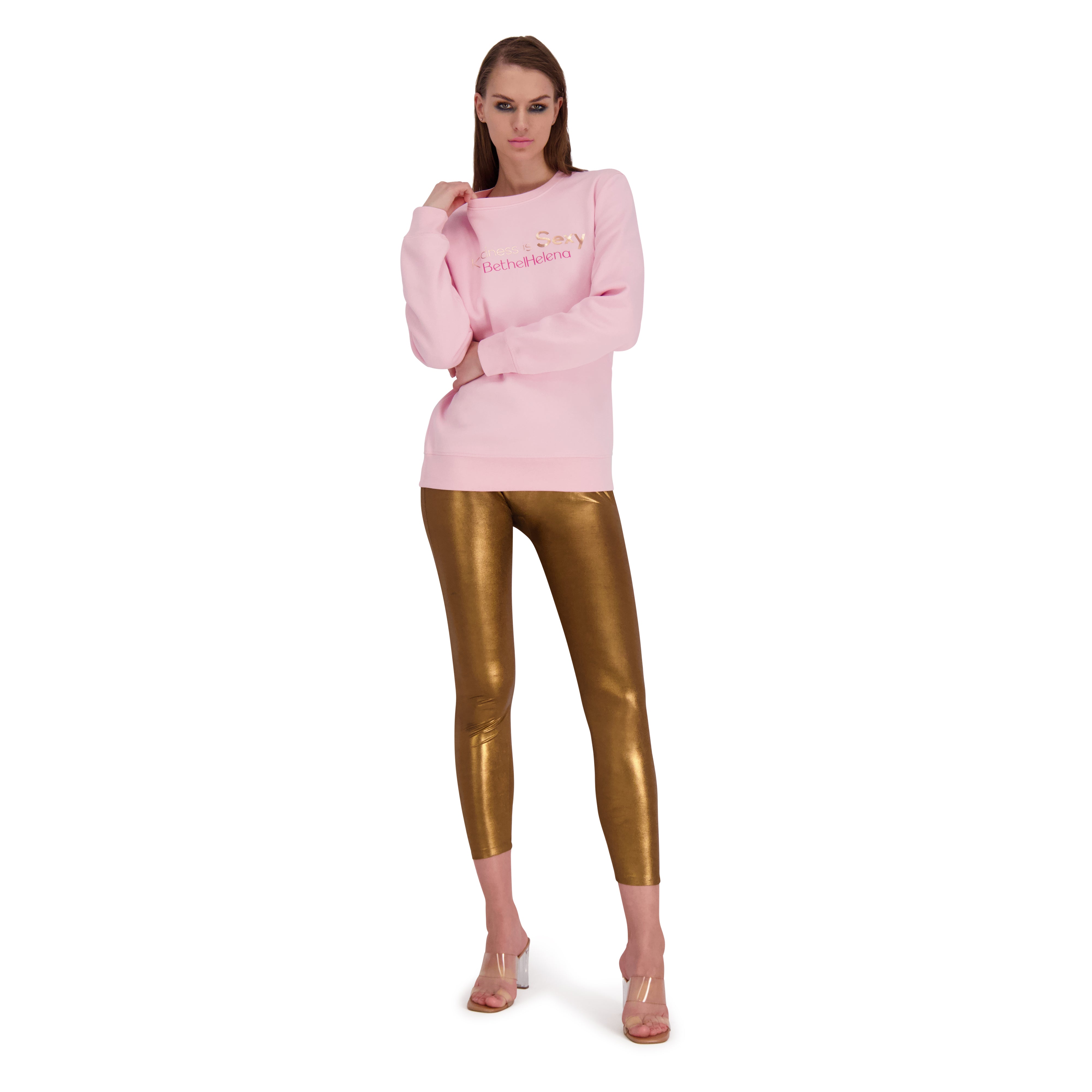 Kindness is Sexy Sweatshirt in Blush Pink