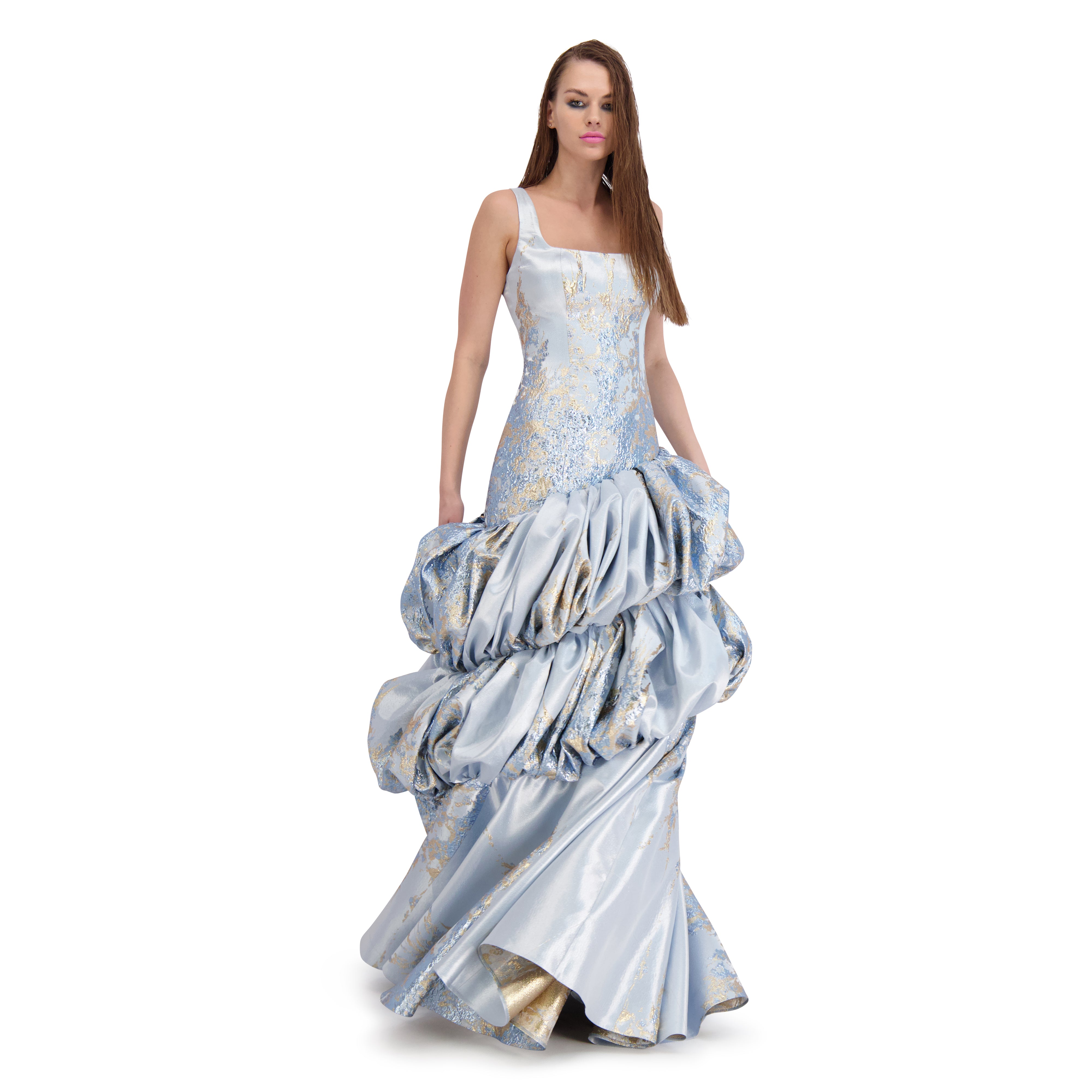 Cinders Brocade Gown