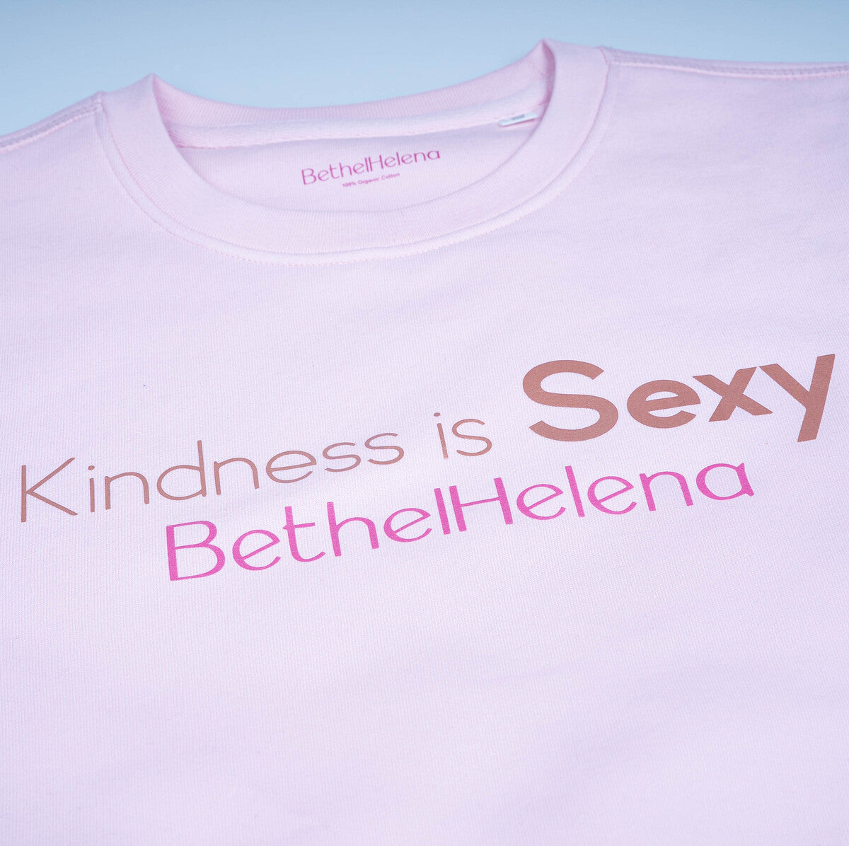 Kindness is Sexy Sweatshirt in Blush Pink